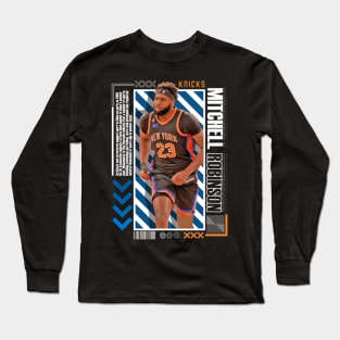 Mitchell Robinson Paper Poster Version 10 Long Sleeve T-Shirt